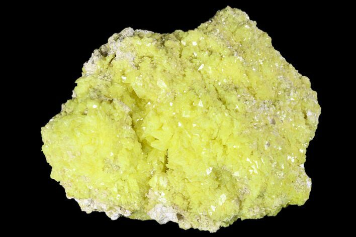 Sulfur Crystals on Matrix - Steamboat Springs, Nevada #174222